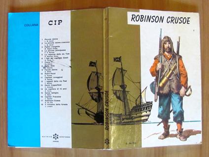 ROBINSON CROSOE - Coll. CIP N.17, I ed. 1966 - Daniel Defoe - copertina