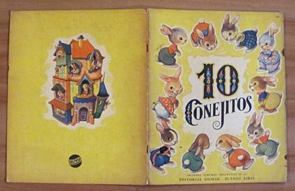 10 CONEJITOS - Coll. Grandes Albumes Infantiles N.25 - ill. DAN - copertina