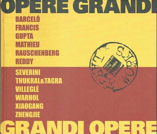 Opere Grandi / Grandi Opere - copertina