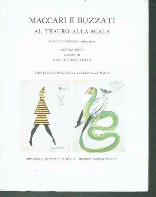 Maccari E Buzzati Al Teatro Alla Scala - copertina
