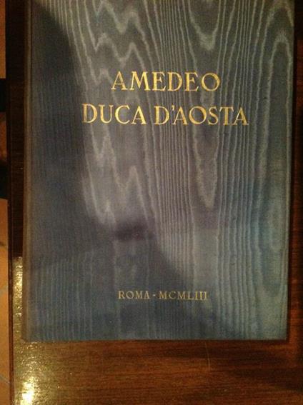 Amedeo Duca D'aosta - copertina