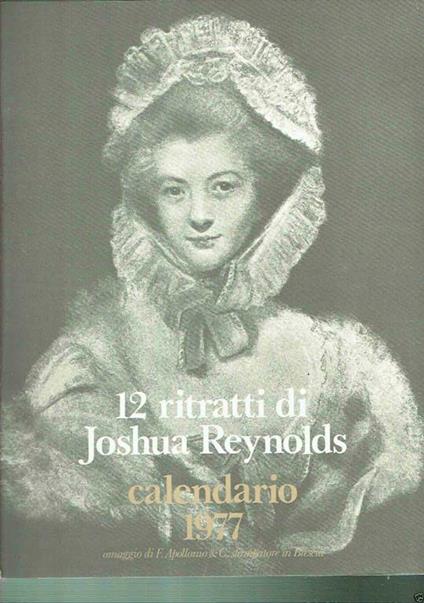 12 Ritratti Di Joshua Reynolds Calendario 1977 - copertina