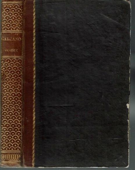 Prime Poesie Di Giulio Carcano 1891 - Giulio Carcano - copertina