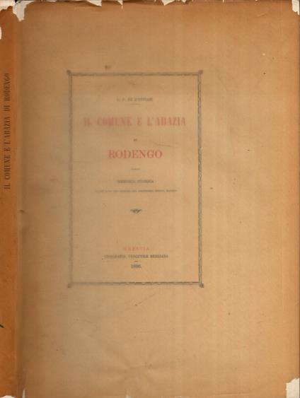 Il Comune E L'Abazia Di Rodengo (Anastatica) - copertina