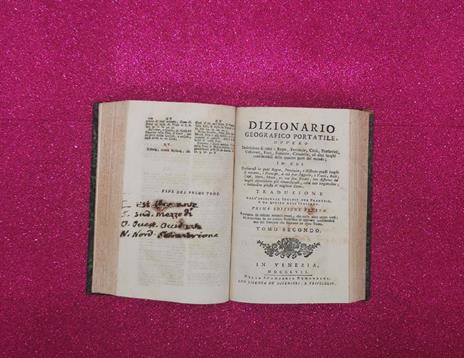 Dizionario Geografico Portatile 2 Tomi In Unico Volume 1757 - 2
