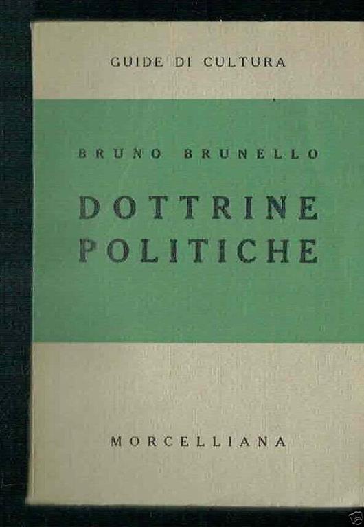 Dottrine Politiche  - Bruno Brunello - copertina