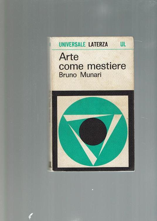 arte come mestiere - Bruno Munari - copertina