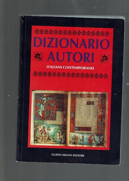 Dizionario autori italiani contemporanei - copertina