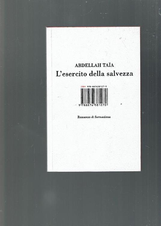 L' Esercito Della Salvezza - Abdellah Taïa - copertina