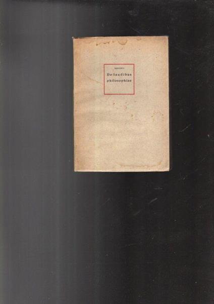 Elogio Della Sapienza (De Laudibus Philosophiae) Di: [Jacopo Sadoleto] - copertina