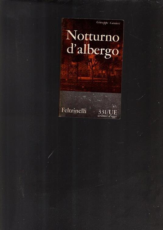 Notturno D'Albergo - Giuseppe Cassieri - copertina