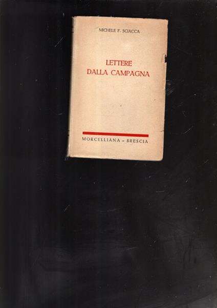 Lettere dalla campagna - Michele F. Sciacca - copertina