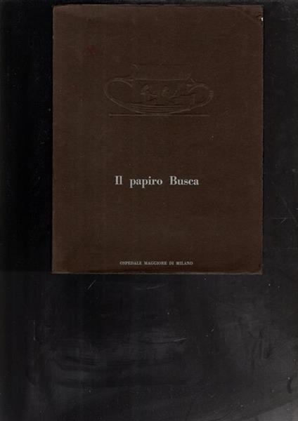 Il PAPIRO BUSCA (circa 1300 a.C.) - Franca Chiappetta - copertina