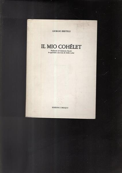 Il Mio Cohelet - copertina