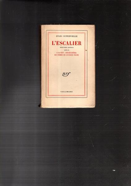 Escalier: NOUVEAUX POEMES - Jules Supervielle - copertina