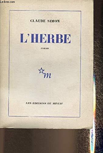 L' herbe- Roman - Claude Simon - copertina