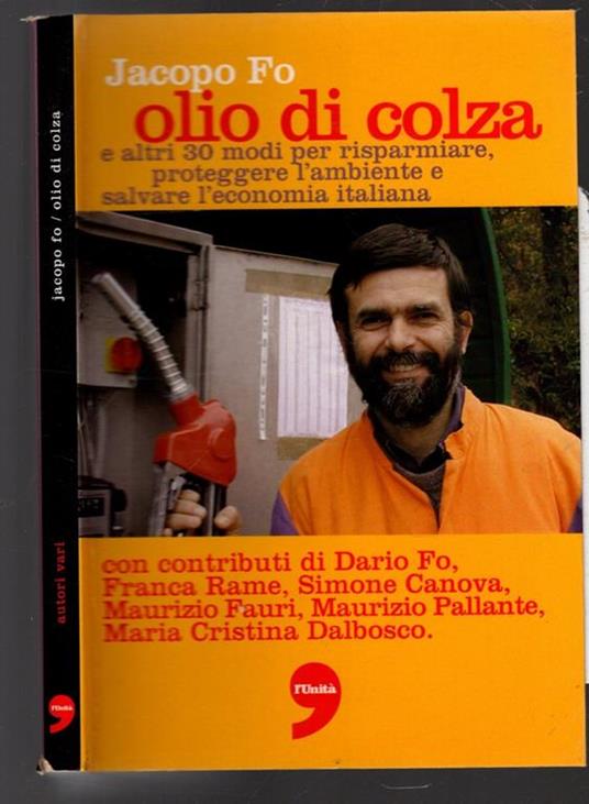 Olio Di Colza - Jacopo Fo - copertina