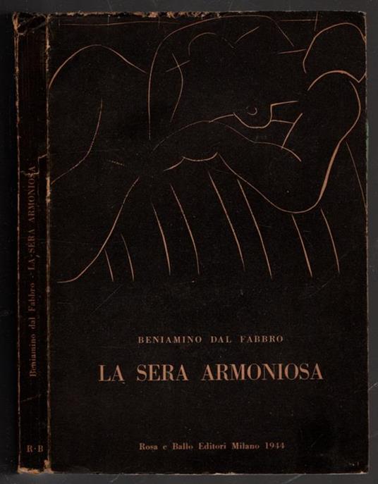 La Sera Armoniosa - Beniamino Dal Fabbro - copertina