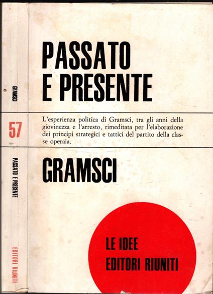 Passato E Presente - Antonio Gramsci - copertina