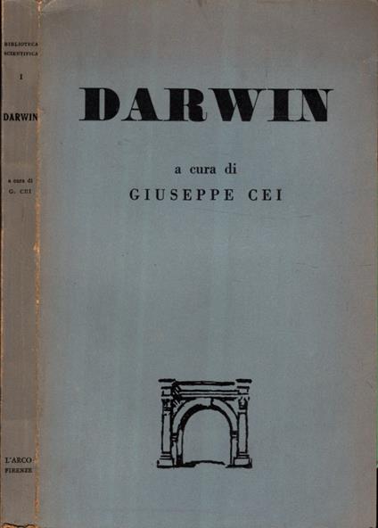 Darwin - Giuseppe Cei - copertina