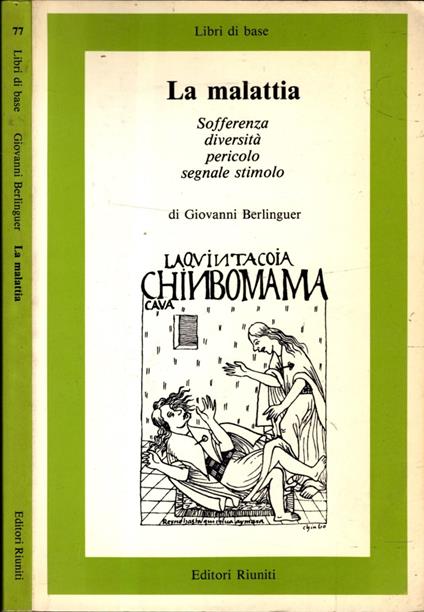 La malattia - Giovanni Berlinguer - copertina