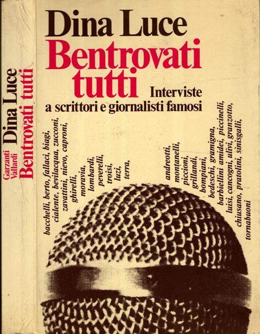 Bentrovati Tutti Interviste E Scrittori A Giornalisti Famosi - Dina Luce - copertina