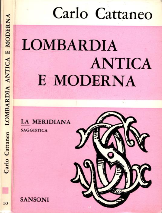 Lombardia Antica E Moderna - Carlo Cattaneo - copertina