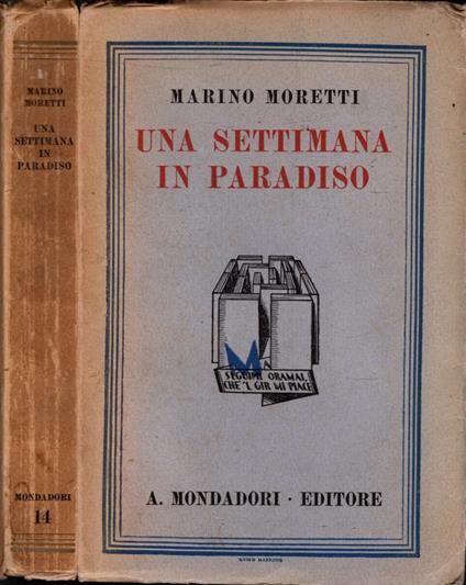 Una Settimana In Paradiso - Marino Moretti - copertina