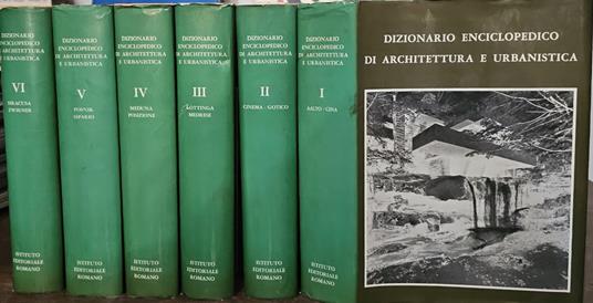 Dizionario Enciclopedico Di Architettura E Urbanistica 6 Vol. - Portoghesi Paolo - Paolo Portoghesi - copertina