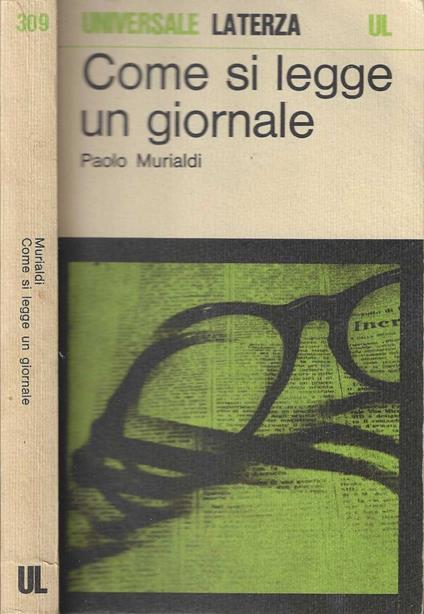 Come si legge un giornale - Paolo Murialdi - copertina
