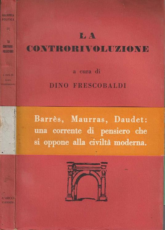 La Controrivoluzione - Dino Frescobaldi - copertina