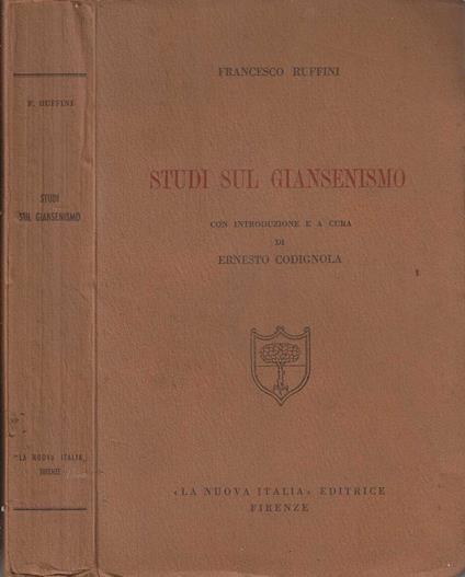 Studi sul Giansenismo - Francesco Ruffini - copertina