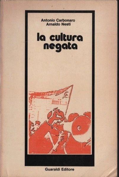 La cultura negata - Lilia Carbonaro - copertina