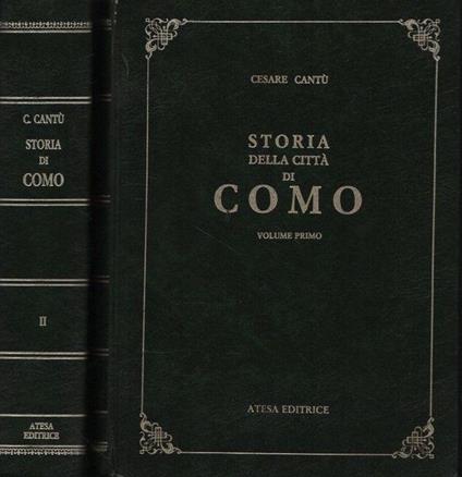 Storia della città di Como (rist. anast. Firenze, 1856) - Cesare Cantù - copertina