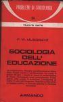 Sociologia dell'educazione - P. W. Musgrave - copertina