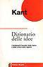 Dizionario delle idee - Immanuel Kant - copertina