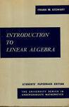 Introduction to linear algebra - Fred M. Stewart - copertina