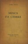 Musica da camera - James Joyce - copertina