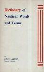 Dictionary of Nautical Words and Terms - Irving Layton - copertina