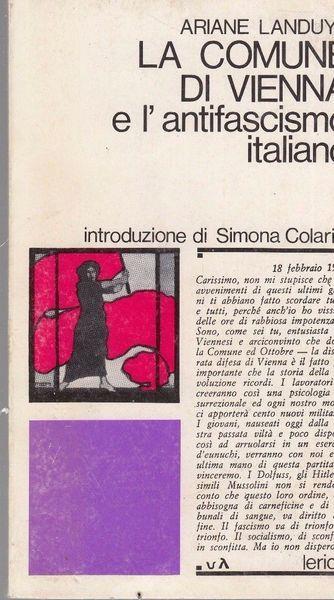 La Comune Di Vienna E L'Antifascismo Italiano - Ariane Landuyt - copertina