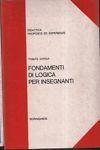 Fondamenti di logica per insegnanti - Miklos N. Varga - copertina