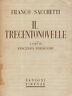 Il trecentonovelle - Franco Sacchetti - copertina