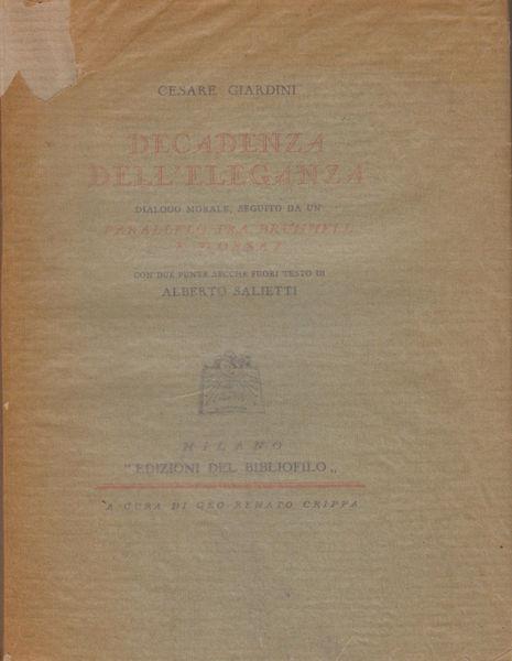 Raro! Decadenza dell'eleganza - Cesare Giardini - copertina