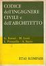 Codice dell'ingegnere civile e dell'architetto - Ferrari - copertina