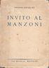 Invito al Manzoni - Cesare Angelini - copertina