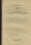 Pedagogia e filosofia dell'educazione