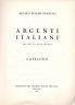 Argenti italiani. Dal XVI al XVIII secolo - copertina