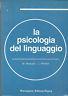 La Psicologia Del Linguaggio - M.T. Moscato - copertina