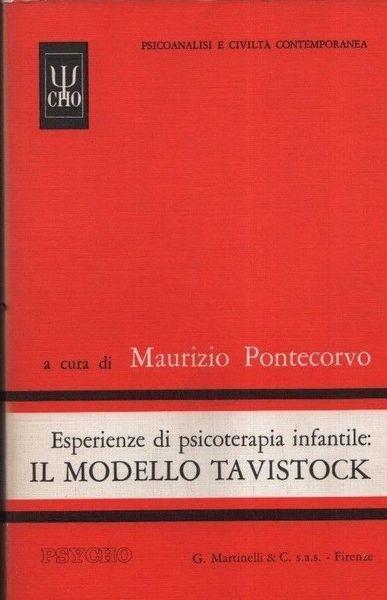 Esperienze di psicoterapia infantile: il modello Tavistock - Bruno Pontecorvo - copertina