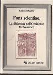 Fons scientiae. La dialettica nell'Occidente tardo-antico